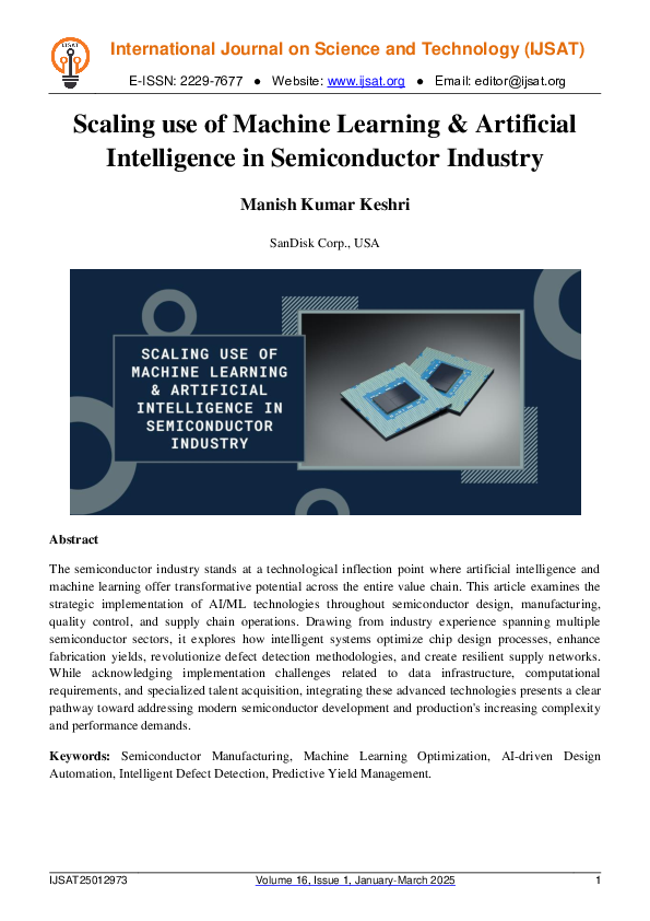 (PDF) Scaling use of Machine Learning & Artificial Intelligence in ...