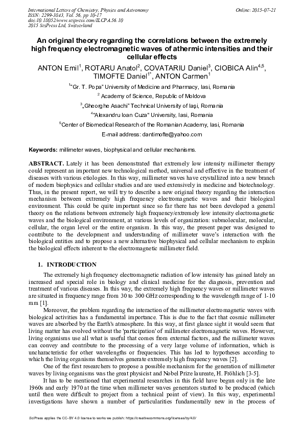 (PDF) An Original Theory Regarding the Correlations between the ...