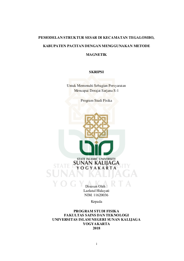 (PDF) Pemodelan Struktur Sesar DI Kecamatan Tegalombo,Kabupaten Pacitan ...