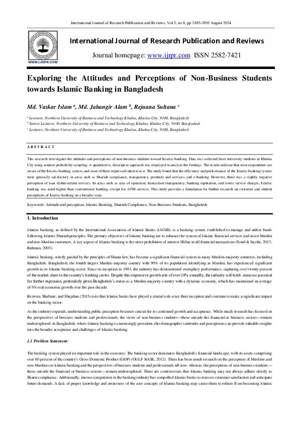 (PDF) Exploring the Attitudes and Perceptions of Non-Business Students ...