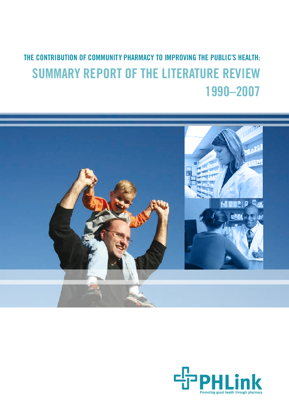 (PDF) The contribution of community pharmacy to improving the public’s ...