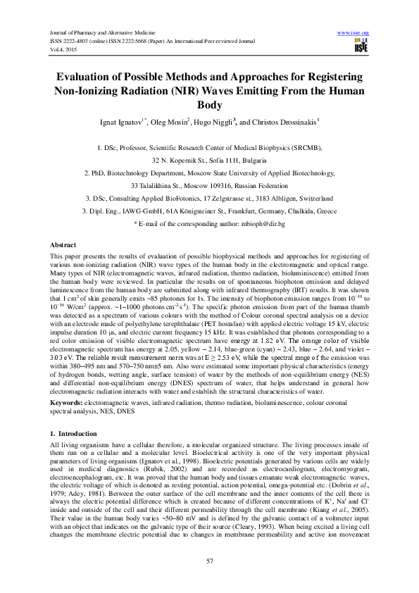 (PDF) Evaluation of Possible Methods and Approaches for Registering of ...