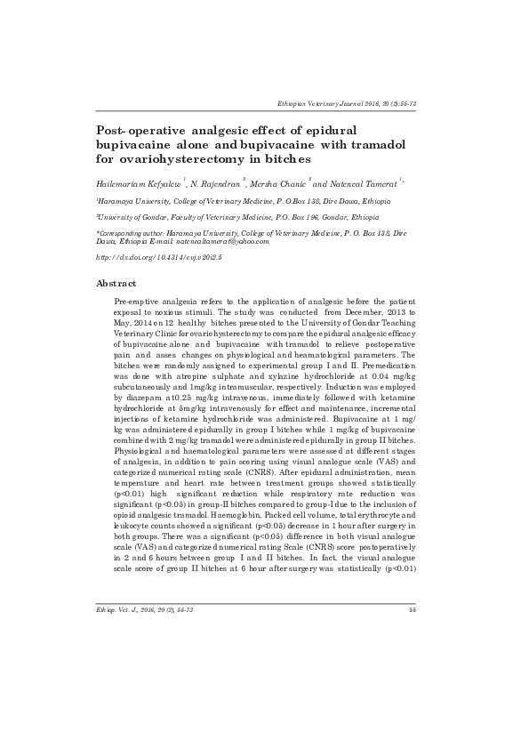 (PDF) Sero-prevalence of foot and mouth disease in cattle in Borena ...