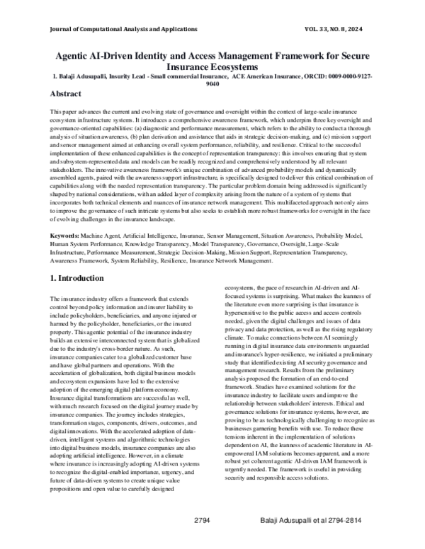 (PDF) Agentic AI-Driven Identity and Access Management Framework for ...