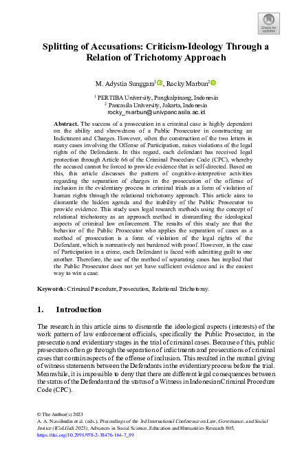 (PDF) Splitting of Accusations: Criticism-Ideology Through a Relation ...