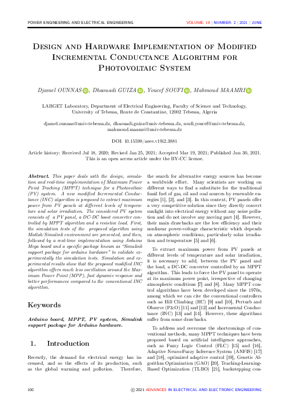 (PDF) Design and Hardware Implementation of Modified Incremental ...