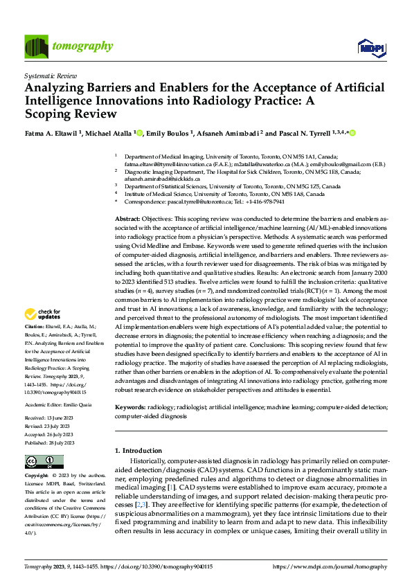 (PDF) Analyzing Barriers and Enablers for the Acceptance of Artificial ...