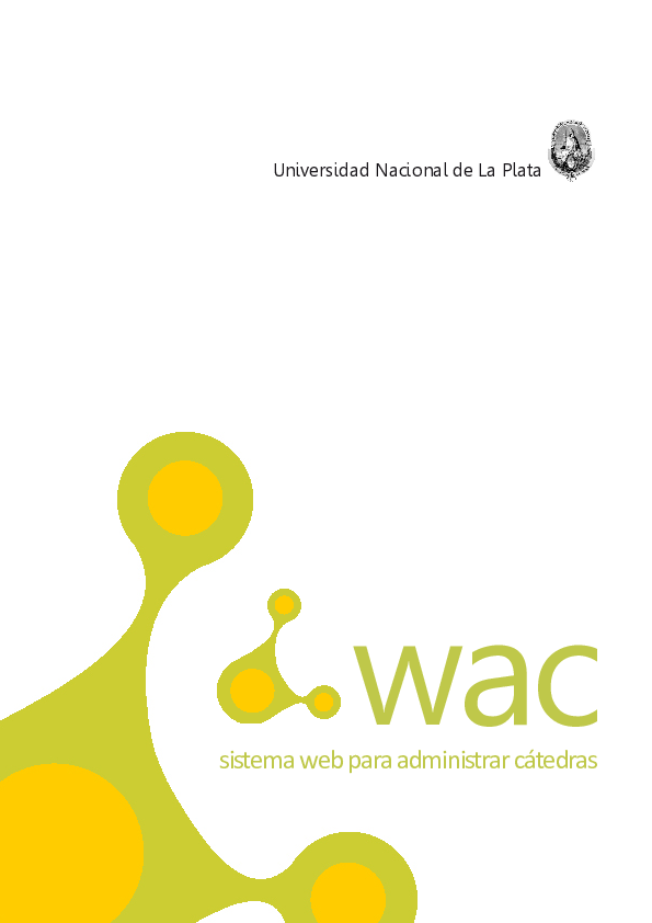 (PDF) WAC - Sistema web para administrar cátedras