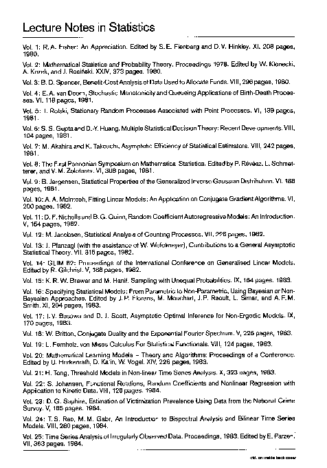 (PDF) Topics in Statistical Information Theory