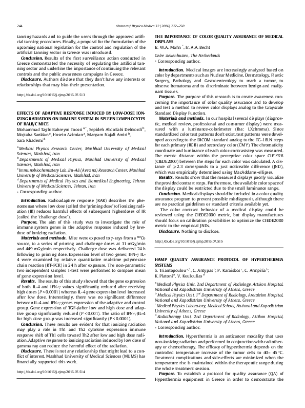 (PDF) HAMP quality assurance protocol of hyperthermia systems