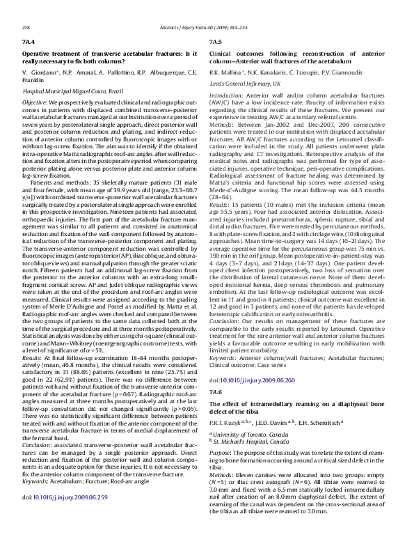 (PDF) The effect of intramedullary reaming on a diaphyseal bone defect ...