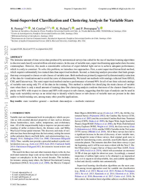 (PDF) Semi-supervised classification and clustering analysis for ...