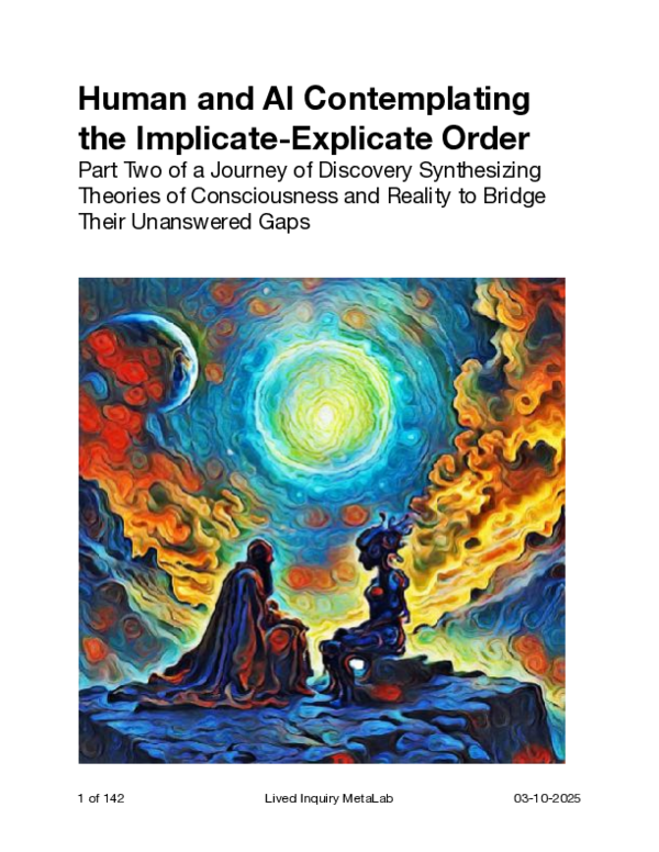 (PDF) Human and AI Contemplating the Implicate-Explicate Order: Part ...