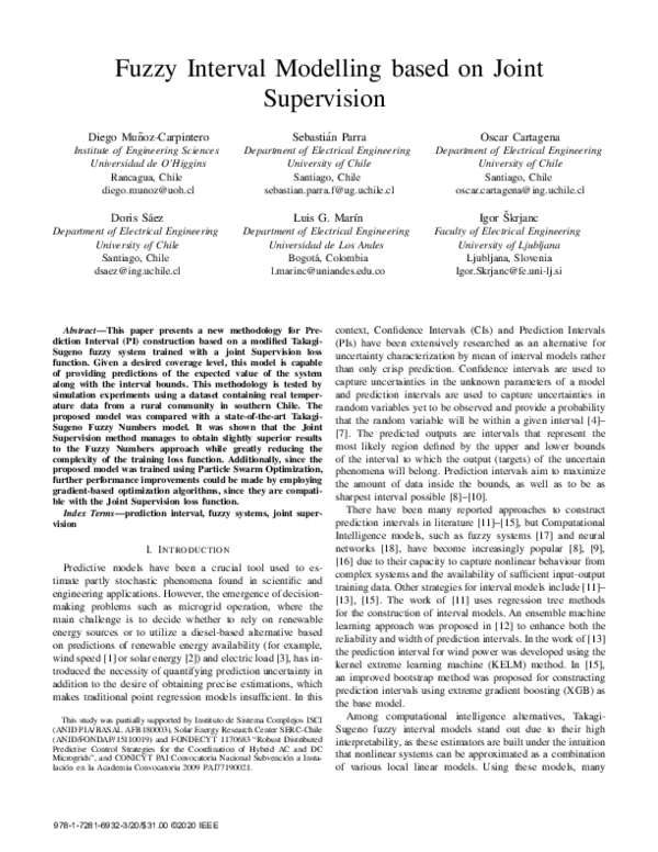 (PDF) Fuzzy Interval Modelling based on Joint Supervision