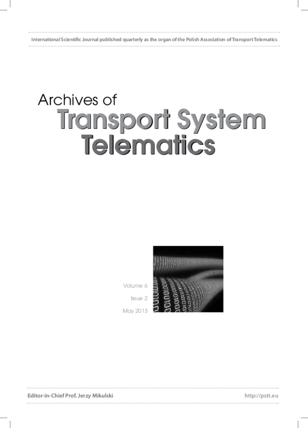(PDF) Telematics Telematics Transport System Transport System ...