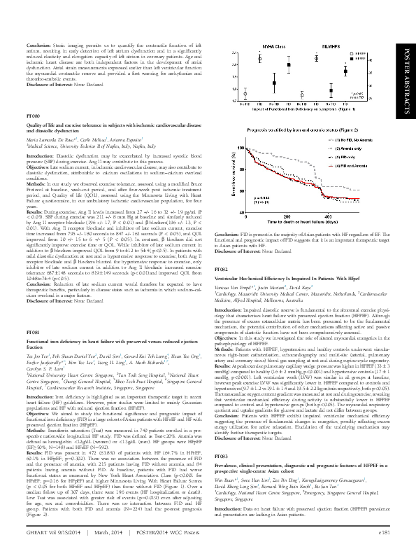 (PDF) PT081 Functional iron deficiency in heart failure with preserved ...