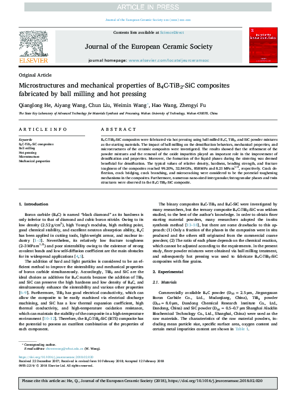 (PDF) Microstructures and mechanical properties of a CoCrFeNiMn high ...