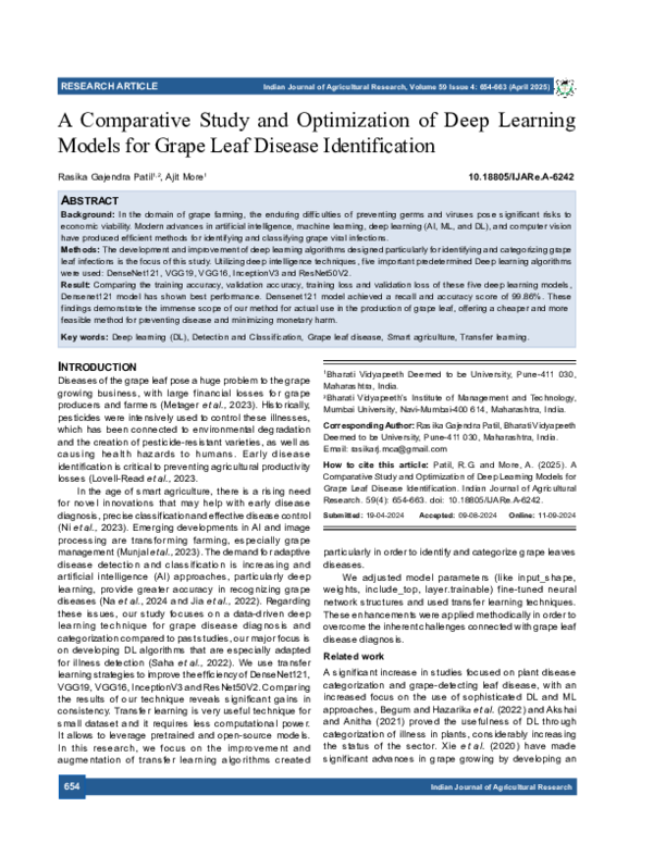 (PDF) A Comparative Study and Optimization of Deep Learning Models for ...