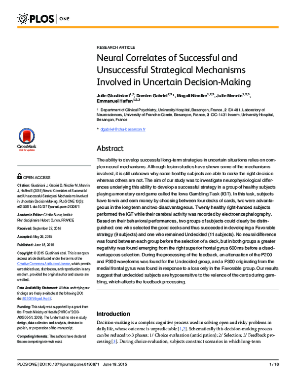 (PDF) Neural correlates of successful and unsuccessful verbal encoding