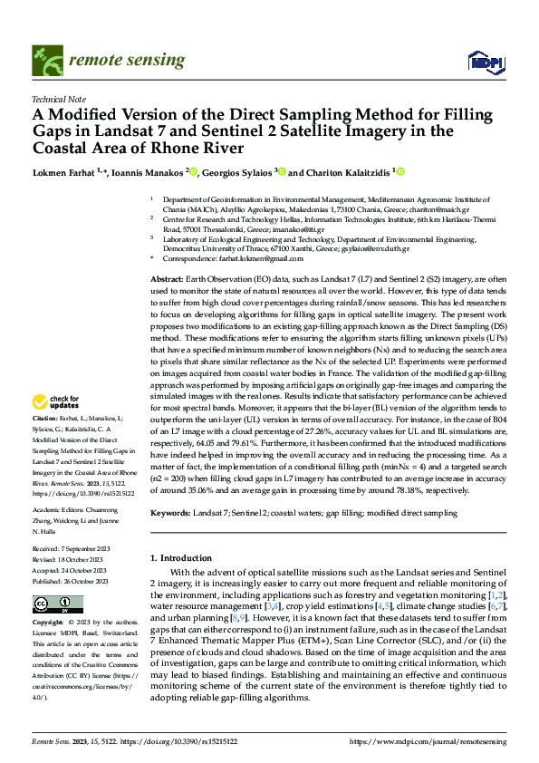 (PDF) A Modified Version of the Direct Sampling Method for Filling Gaps ...