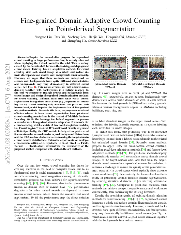 (PDF) Fine-grained Domain Adaptive Crowd Counting via Point-derived ...