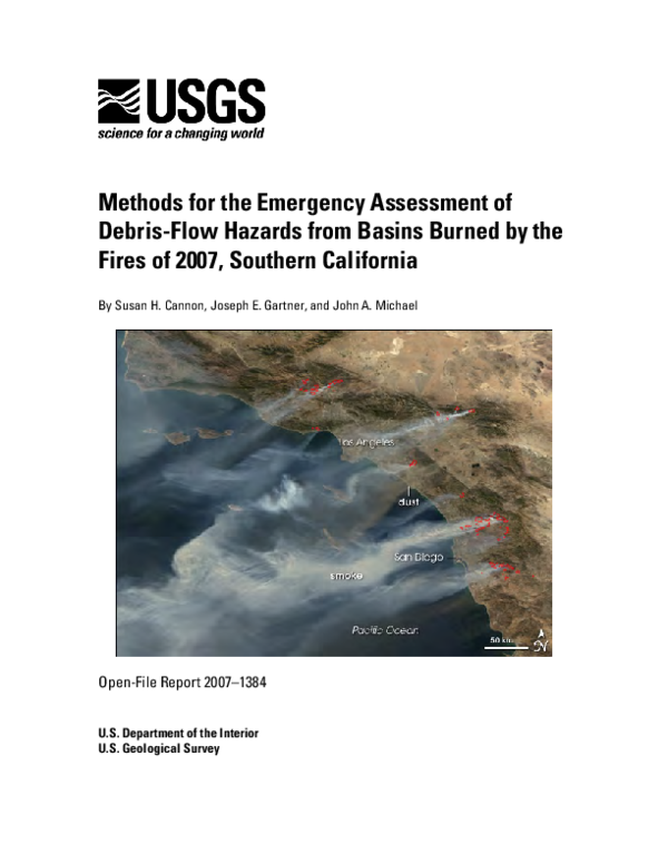 (PDF) Methods for the Emergency Assessment of Debris-Flow Hazards from ...