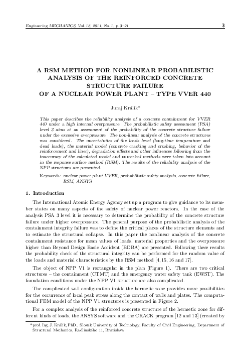 (PDF) Nonlinear Probabilistic Analysis of the Reinforced Concrete ...