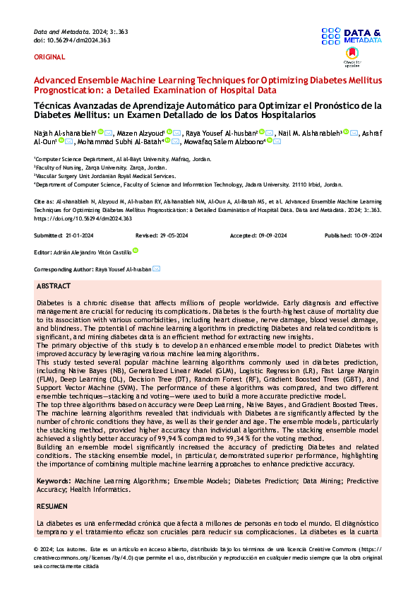 (PDF) Advanced Ensemble Machine Learning Techniques for Optimizing ...