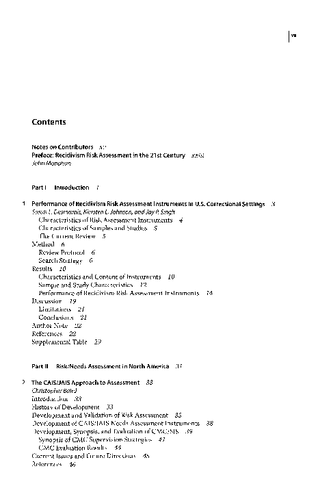 (PDF) Handbook of Recidivism Risk/Needs Assessment Tools