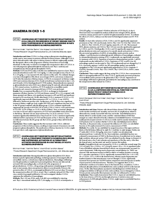 (PDF) Anaemia in CKD 1-5