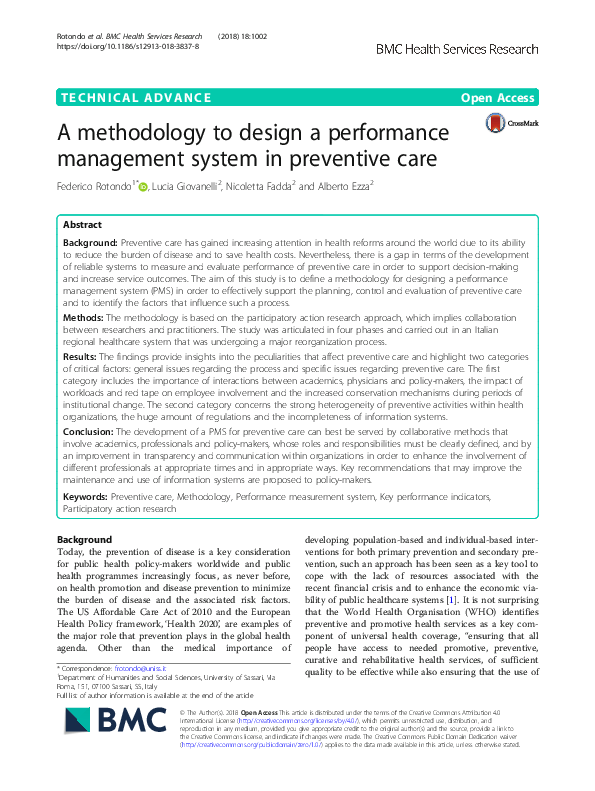 (PDF) A methodology to design a performance management system in ...