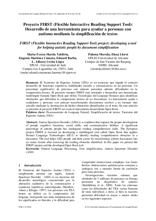 (PDF) FIRST (Flexible Interactive Reading Support Tool) project ...