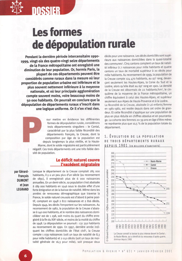(PDF) LES FORMES DE DÉPOPULATION RURALE [Rural depopulation forms]