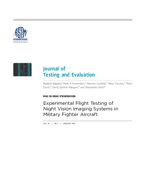 (PDF) Journal of Testing and Evaluation