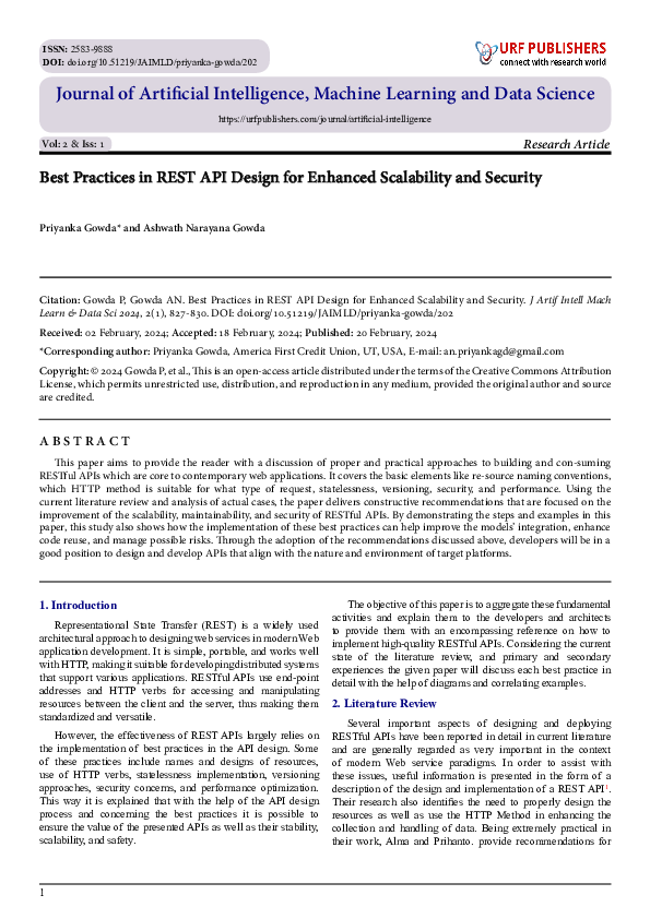 (PDF) Best Practices in REST API Design for Enhanced Scalability and ...