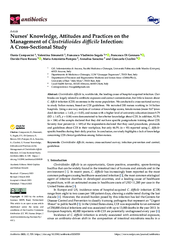 (PDF) Nurses’ Knowledge, Attitudes and Practices on the Management of ...