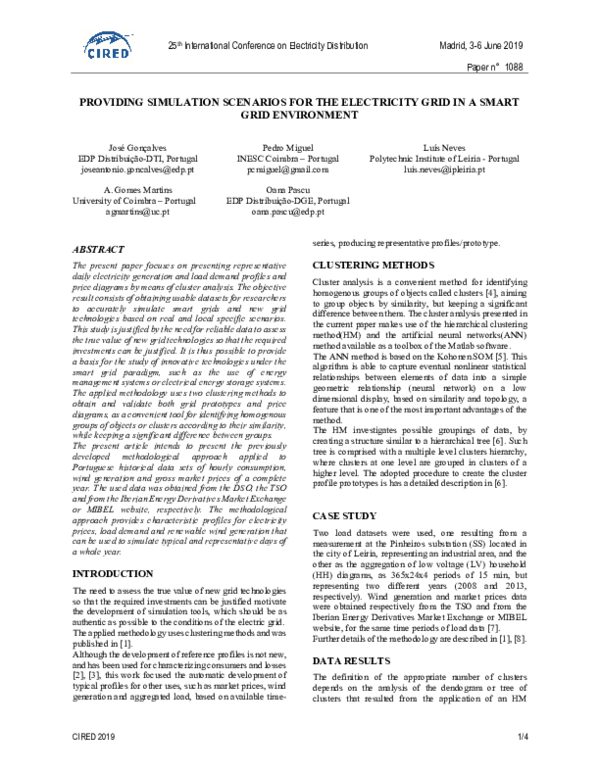 (PDF) Providing simulation scenarios for the electricity grid in a ...