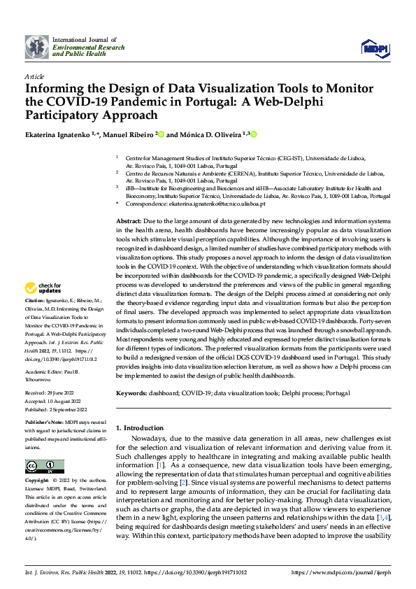 (PDF) Informing the Design of Data Visualization Tools to Monitor the ...
