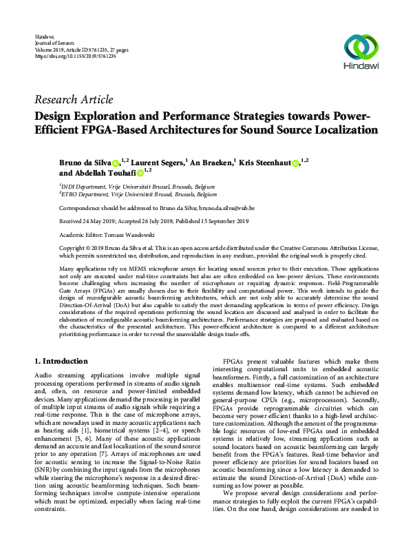 (PDF) Design Exploration and Performance Strategies towards Power ...