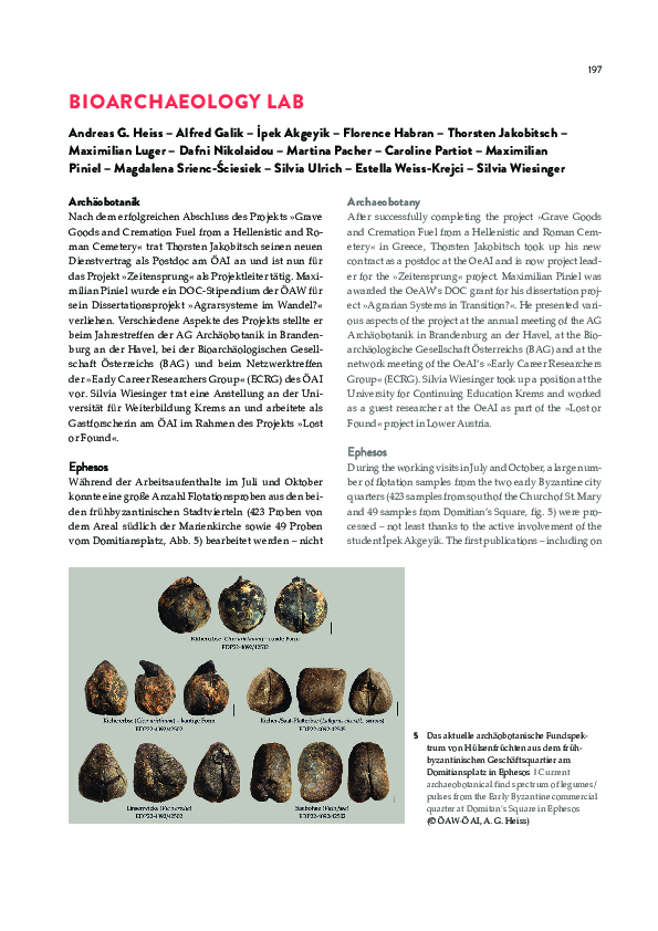 (PDF) Archaeological Sciences: Bioarchaeology Lab