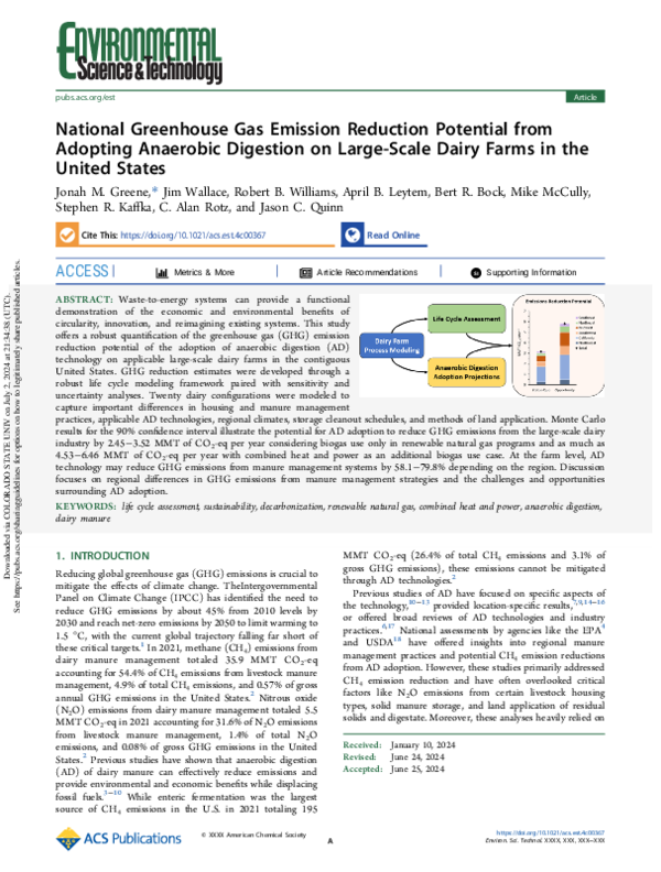 (PDF) National Greenhouse Gas Emission Reduction Potential from ...