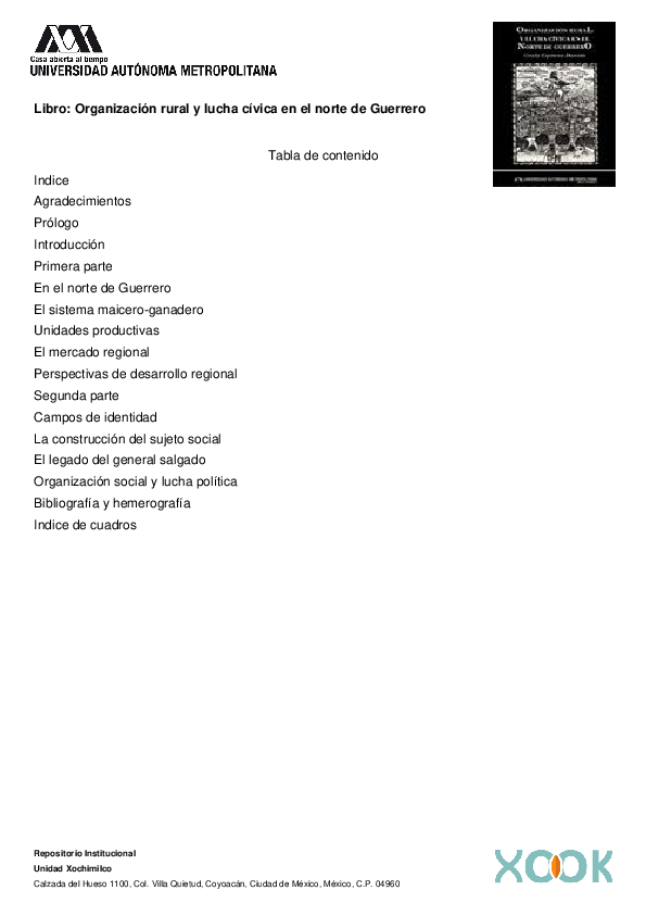 (PDF) Organización rural y lucha cívica en el norte de Guerrero