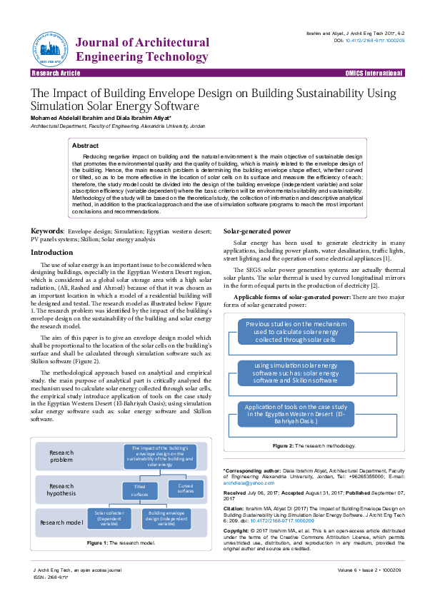 (PDF) The Impact of Building Envelope Design on Building Sustainability ...