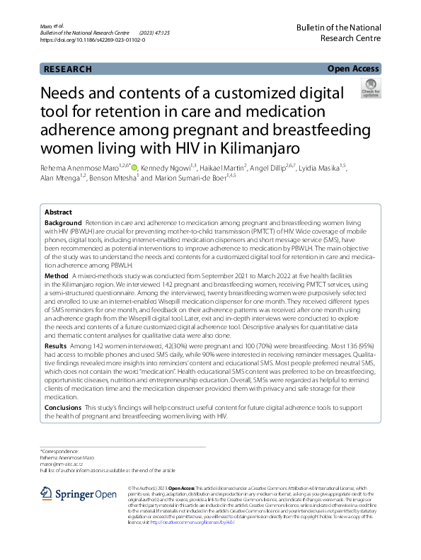 (PDF) Needs and contents of a customized digital tool for retention in ...