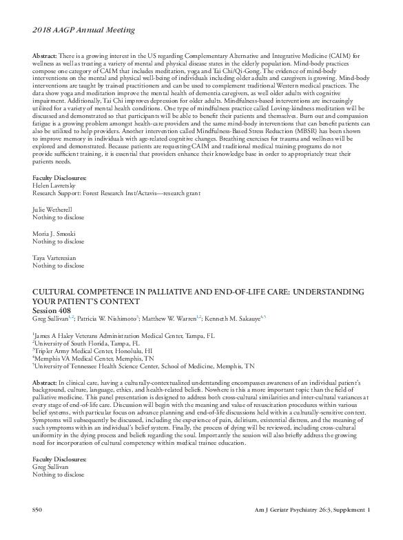 (PDF) Cultural Competence in Palliative and End-of-Life Care ...