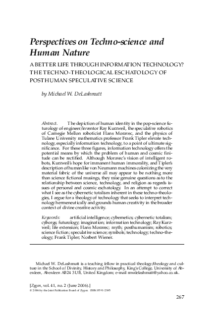 (PDF) DeLashmutt 2006 A BETTER LIFE THROUGH INFORMATION TECHNOLOGY THE