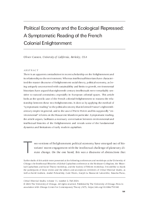 (PDF) Political Economy and the Ecological Repressed: A Symptomatic ...