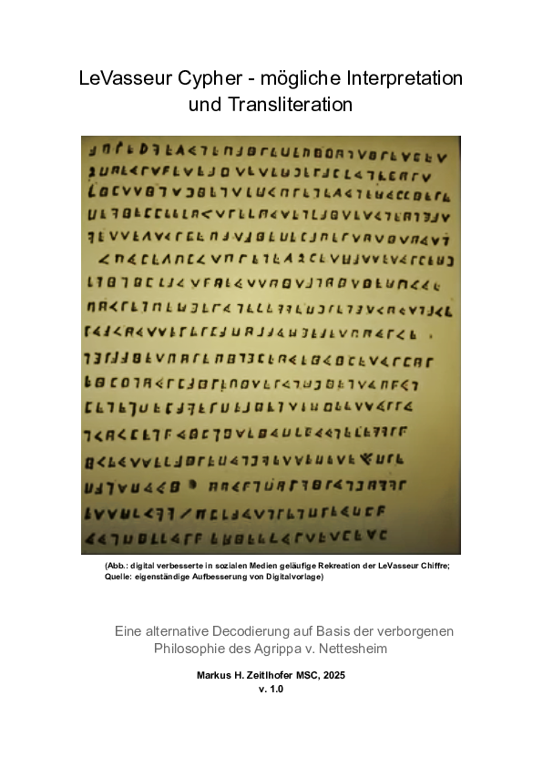 (PDF) Phase I: Studie zur möglichen Rekonstruktion der LeVasseur ...
