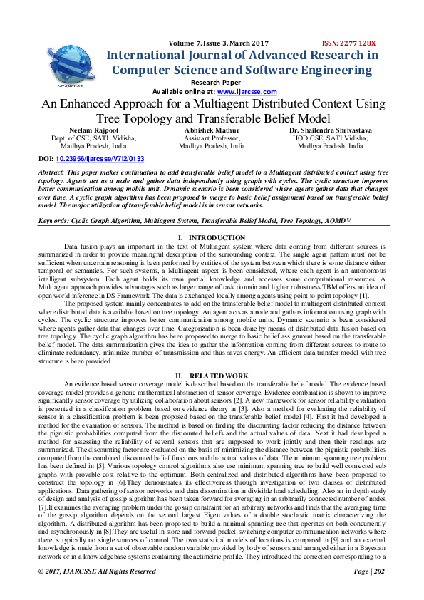 (PDF) An Enhanced Approach for a Multiagent Distributed Context Using ...