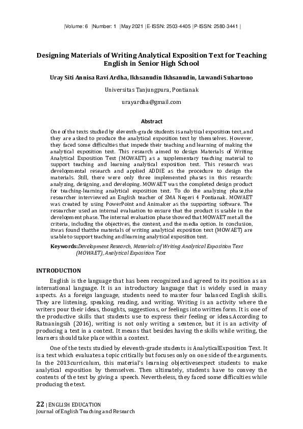 (PDF) Designing 